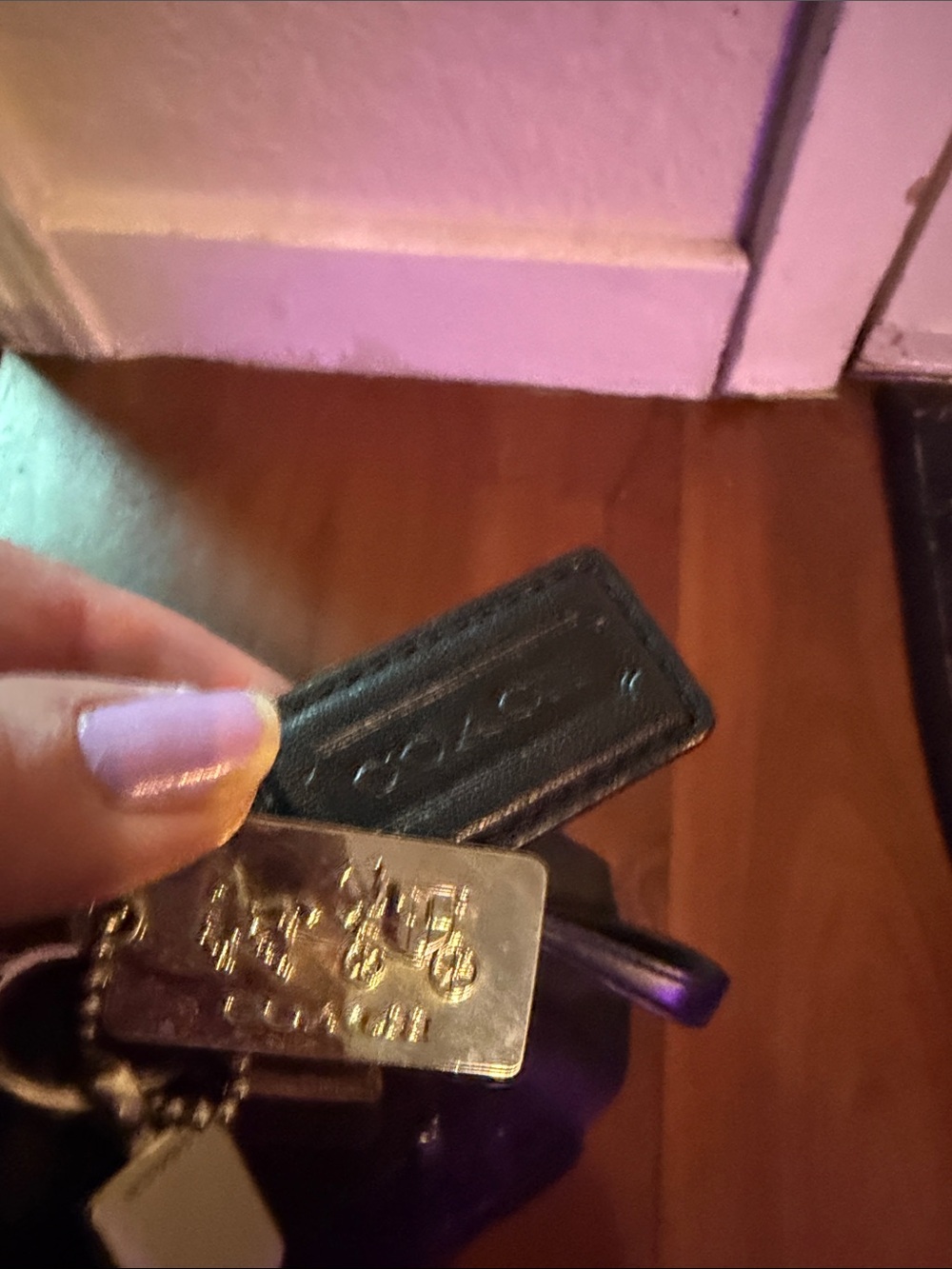 Black Coach Madison Vintage Y2k chenille ocelot faux leather cheetah print bag - Picture 7 of 10